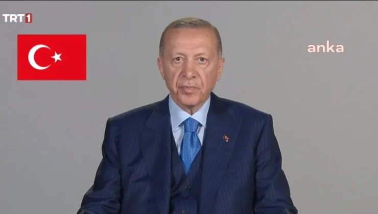 Erdoğan, TRT’de seçim konuşmasını yaptı